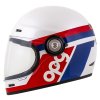 přilba Fibre OPG  CASSIDA bílá/modrá/červená (Veľkosť XS (53 až 54 cm))