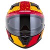 přilba Integral 30 DRFT  CASSIDA oranžová matná/červená fluo/černá/bílá  plexi s přípravou pro Pinlock (Veľkosť XS (53 až 54 cm))