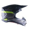 přilba SUPERTECH S-M10 limitovaná edice AMS  ALPINESTARS šedá/bílá/žlutá fluo/černá (Veľkosť XL (obvod 61 - 62 cm))