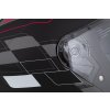 přilba Jet Tech RoxoR  CASSIDA černá matná/bílá/červená/šedá (Veľkosť XS (53 až 54 cm))