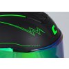 přilba Integral GT 21 Flash  CASSIDA černá matná/zelená fluo/tmavě šedá plexi s přípravou pro Pinlock 2026 (Veľkosť 3XL (65 až 66 cm))