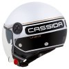 přilba Handy Plus Linear  CASSIDA bílá perleť/černá/zlatá 2026 (Veľkosť XS (53 až 54 cm))
