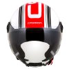 přilba Handy Metropolis  CASSIDA černá/bílá/červená 2026 (Veľkosť XS (53 až 54 cm))