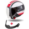 přilba Handy Metropolis  CASSIDA černá/bílá/červená 2026 (Veľkosť XS (53 až 54 cm))