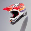 přilba SUPERTECH S-M10 edice TROY LEE DESIGNS  ALPINESTARS oranžová/žlutá/fialová/bílá/černá (Veľkosť 2XL (obvod 63 - 64 cm))