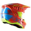 přilba S-M5 ACTION  ALPINESTARS oranžová/žlutá fluo/světle modrá (Veľkosť 2XL (obvod 63 - 64 cm))