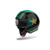 přilba J110 Command  AIROH lesklá zelená 2025 (Veľkosť XS)
