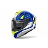 přilba SPARK 2 Chrono  AIROH lesklá modrá/žlutá 2025 (Veľkosť XS)