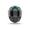 přilba CONNOR Dunk  AIROH lesklá černo-tyrkysová 2025 (Veľkosť XS)