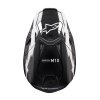 přilba SUPERTECH S-M10 AMPRESS  ALPINESTARS černá matná/bílá 2026 (Veľkosť XS (obvod 53 - 54 cm))