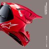 přilba SUPERTECH S-M10 FLOOD  ALPINESTARS červená fluo/červená matná 2026 (Veľkosť XS (obvod 53 - 54 cm))