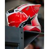 přilba SUPERTECH S-M10 UNITE  ALPINESTARS červená/bílá 2026 (Veľkosť 2XL (obvod 63 - 64 cm))