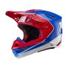 přilba SUPERTECH S-M10 AEON  ALPINESTARS červená fluo/modrá 2025 (Veľkosť S (obvod 55 - 56 cm))