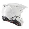 přilba S-M5 SOLID  ALPINESTARS bílá 2026 (Veľkosť XS (obvod 53 - 54 cm))