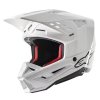 přilba S-M5 SOLID  ALPINESTARS bílá 2026 (Veľkosť XS (obvod 53 - 54 cm))