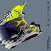 přilba S-M5 RASH  ALPINESTARS tmavě modrá/žlutá fluo 2026 (Veľkosť XS (obvod 53 - 54 cm))