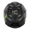 přilba N731 ZUMBI  NOX  dětská černá matná zelená 2025 (Veľkosť S (obvod 47 - 48 cm))