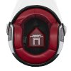 přilba HERITAGE  NOX PREMIUM černá matná červená bílá 2025 (Veľkosť XS)
