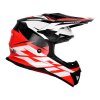 přilba Cross Cup Two  CASSIDA červená/bílá/černá (Veľkosť XL (61 až 62 cm))