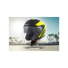přilba Jet Tech Corso  CASSIDA černá matná/žlutá fluo (Veľkosť XS (53 až 54 cm))