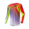 dres FLUID LUCENT  ALPINESTARS bílá/fialová/červená/žlutá fluo/černá 2024 (Veľkosť XL)