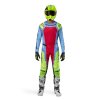 dres TECHSTAR OCURI  ALPINESTARS světle modrá/žlutá fluo/červená 2024 (Veľkosť L)