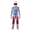 dres TECHSTAR OCURI  ALPINESTARS světle modrá/bílá/červená (Veľkosť L)