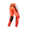 kalhoty SUPERTECH WARD  ALPINESTARS bílá/oranžová 2024 (Veľkosť 38)