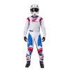 kalhoty RACER ICONIC HONDA kolekce  ALPINESTARS bílá/modrá/červená/černá 2025 (Veľkosť 28)