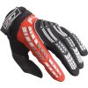 rukavice PIONEER  PILOT černá/červená (Veľkosť XS)