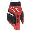rukavice FULL BORE  ALPINESTARS červená/černá 2025 (Veľkosť S)