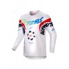 dres RACER HANA  ALPINESTARS  dětský bílá/multicolor 2024 (Veľkosť S)