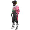 kalhoty RACER COMPASS  ALPINESTARS  dětské černá/zelená neon/růžová fluo (Veľkosť 26)