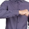 Pánska vzorovaná Košeľa v strihu Slim fit s dlhým rukávom