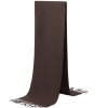 Tmavohnedý šál