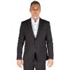 Čierny pánsky oblek s elastanom (Veľkosť 6/50)