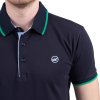 Tmavomodrá polokošeľa s krátkym rukávom (Veľkosť 3XL)