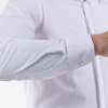 Biela pánska košeľa v strihu Regular fit s Dlhým rukávom (Veľkosť 44)