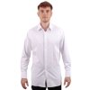 Biela pánska košeľa v strihu Regular fit s Dlhým rukávom (Veľkosť 41)