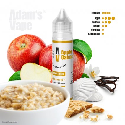 Adams Vape apple oatmeal 02