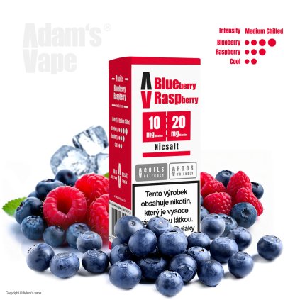 AdamsVape Hotovky Blueberry raspberry main 2025 01
