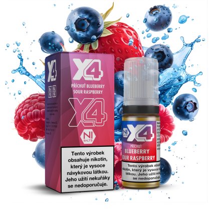 LIQUID X4 BAR JUICE BLUE SOUR RASPBERRY