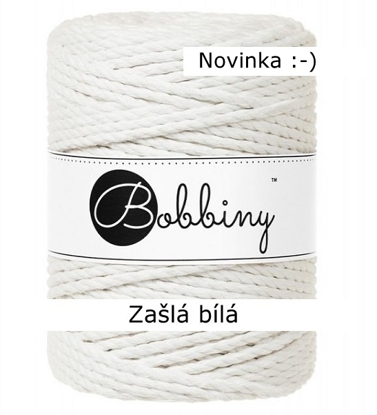 Bobbiny - Zašlá bílá