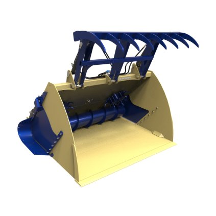 fbwgv bucket with feeding auger and grab volume