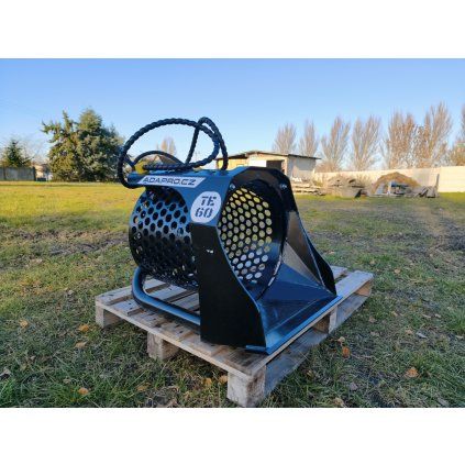 Třídící bubnová lopata S, 60l