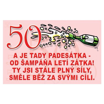 Vtipné želanie - 50 rokov