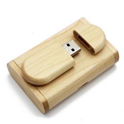 Flash disk – svetlé drevo