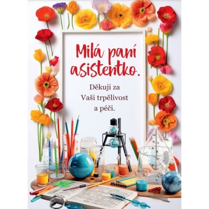 Blahoželanie pre pani asistentku Kvety