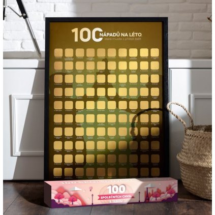 100 nápadů na léto - Stírací plakát