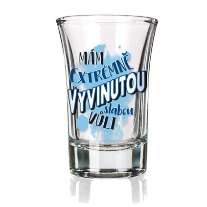 Panák Mám extrémně vyvinutou